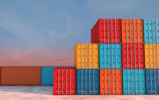 Stack of Cargo Containers